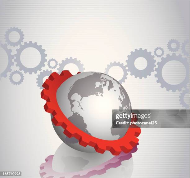 world cooperation - comprehensive plan stock illustrations