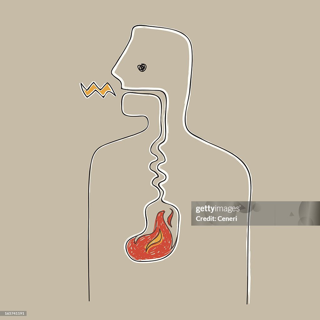 Sick with Heartburn