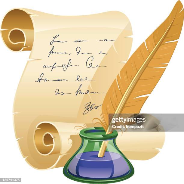 Scroll Ink Writing 224 Quill And Scroll Stock Photos, High-Res Pictures, and Images ...