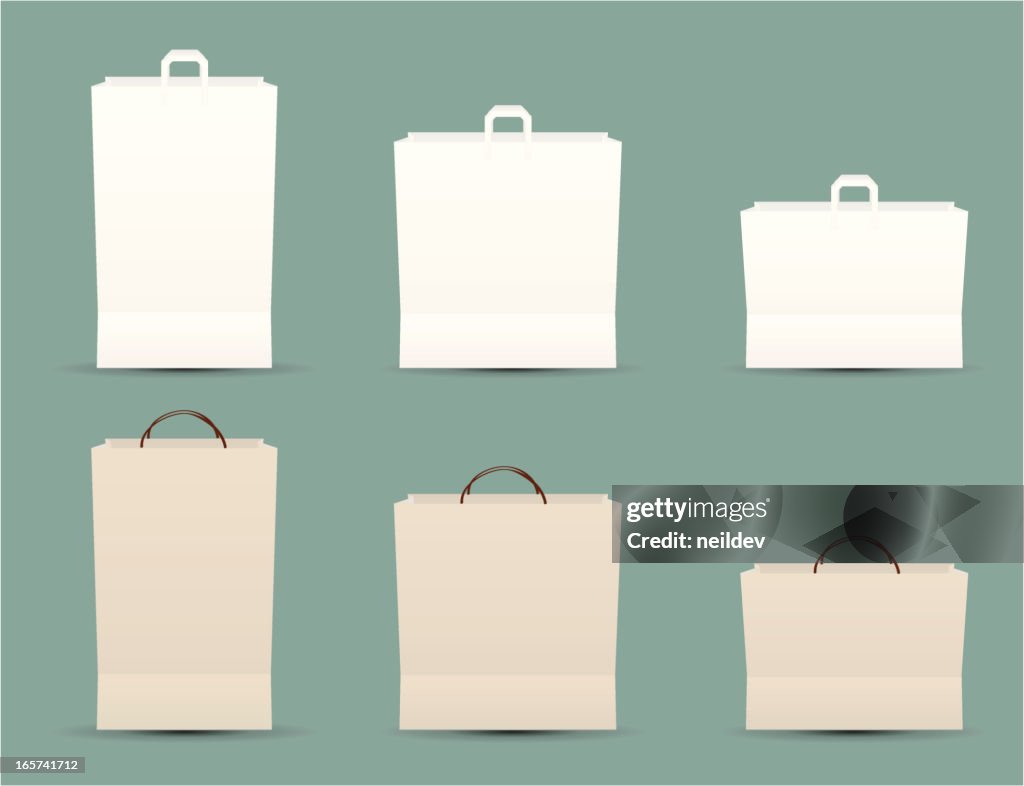 Six Paper Bags