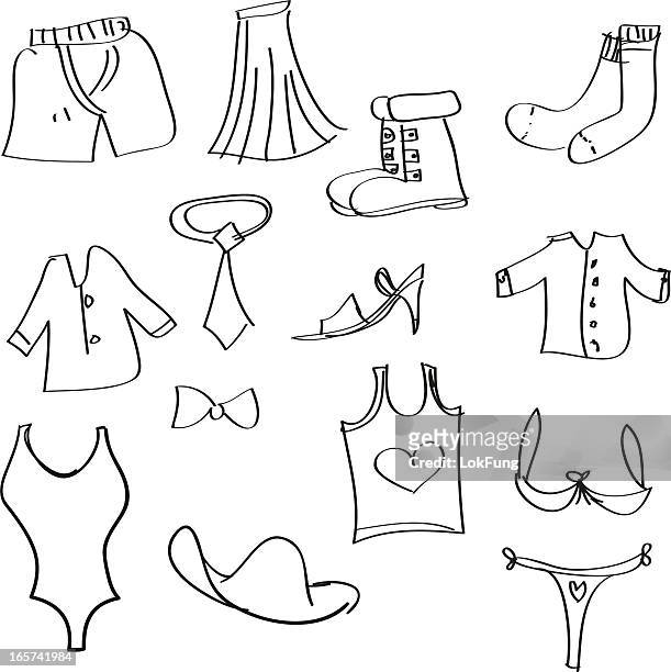 kostüm-kollektion - waistcoat stock-grafiken, -clipart, -cartoons und -symbole