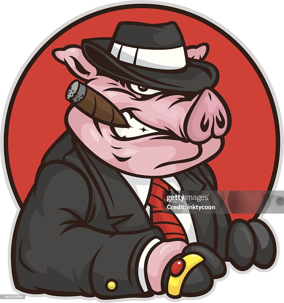 Mobster Pig