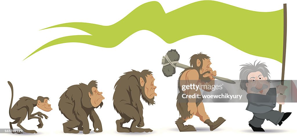 Evolution Cartoon Graphics Evolution High-Res Vector Graphic - Getty Images