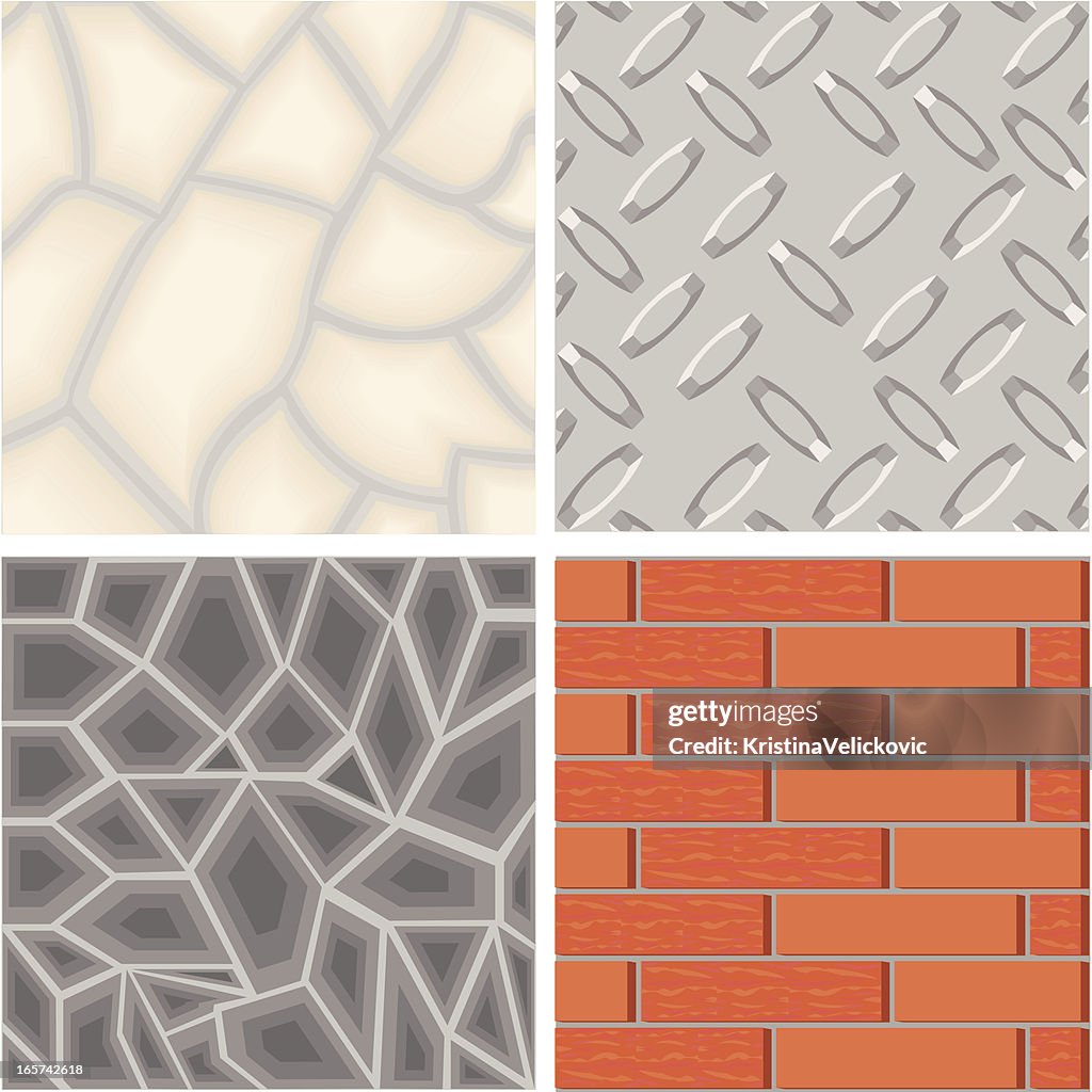 Wall Pattern Types Walls Pattern High-Res Vector Graphic - Getty Images
