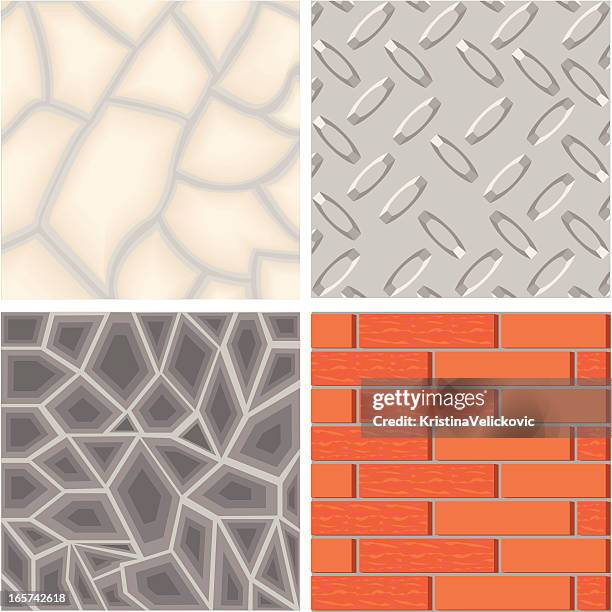 walls pattern - stone wall texture stock illustrations