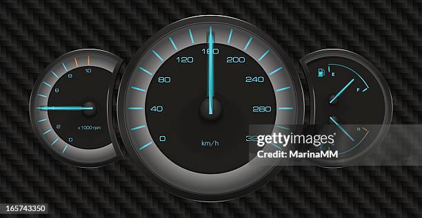 dashboard - odometer stock illustrations
