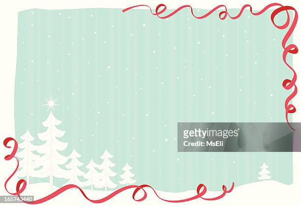 a sample layout of a christmas border - fun background stock illustrations