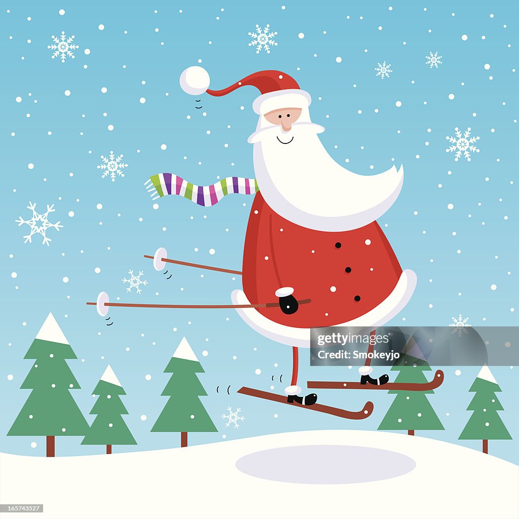 Santa Ski Jump