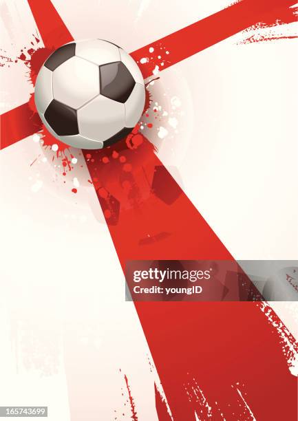england fußball-hintergrund - english-flag stock-grafiken, -clipart, -cartoons und -symbole