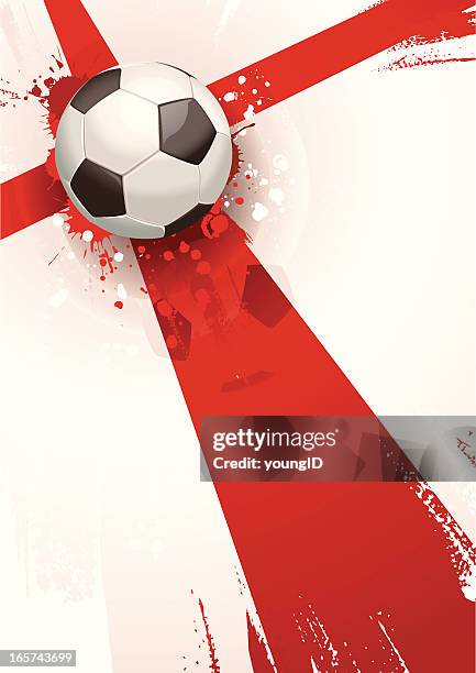 ilustraciones, imágenes clip art, dibujos animados e iconos de stock de fondo de fútbol de inglaterra - equipo de fútbol internacional