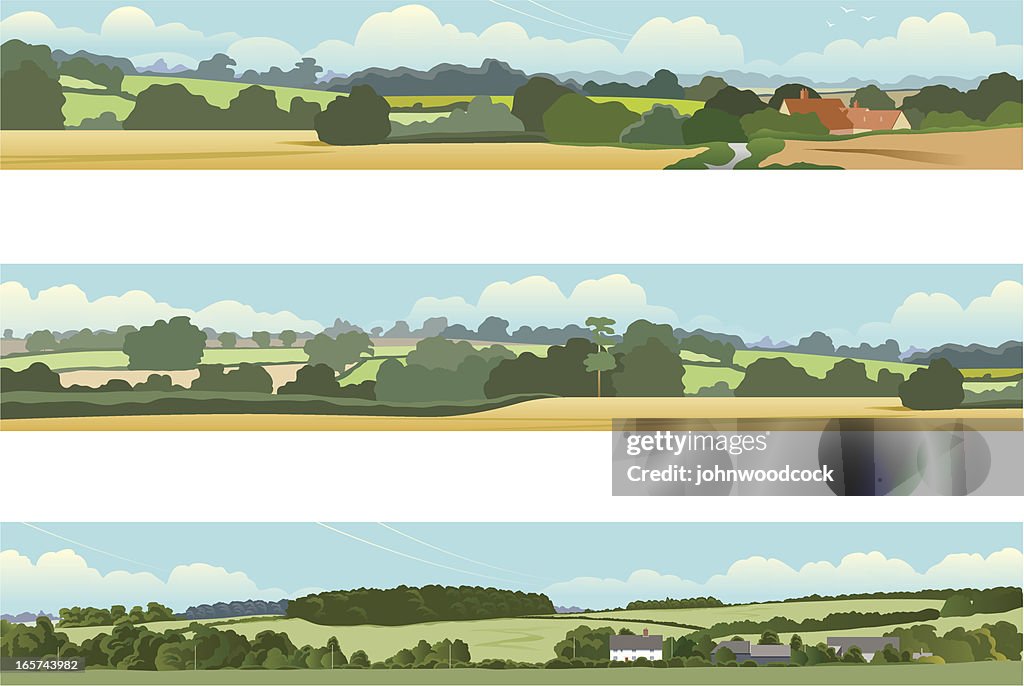 Landscape banners