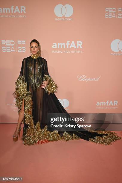 Kate Beckinsale attends the amfAR Gala Venezia 2023 presented by Mastercard and Red Sea International Film Festival on September 03, 2023 in Venice,...
