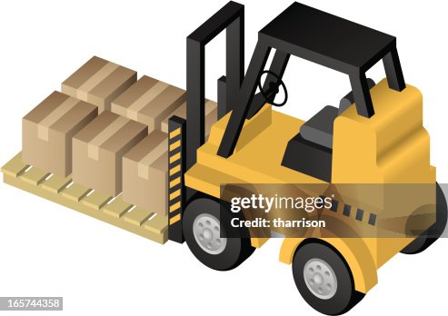 Isometric Forklift Isometric Forklift