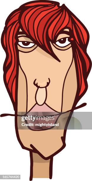man with red hair - ginger man stock illustrations