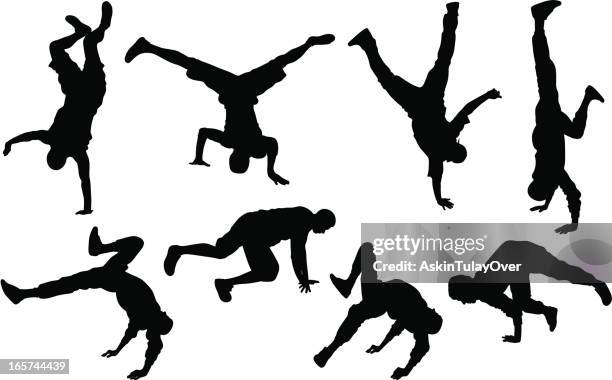 street dance - 18 19 years stock illustrations