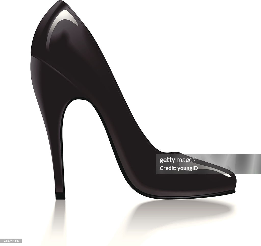 Black stiletto
