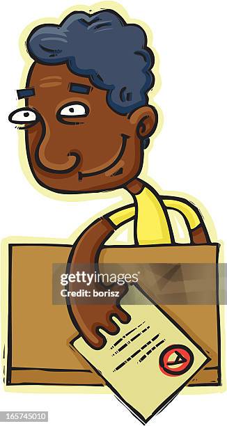 smart stuff - native american student stock illustrations