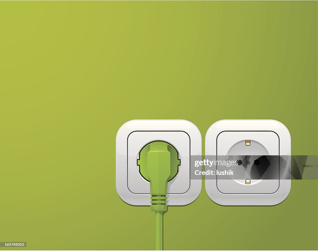 Green Steckdosen