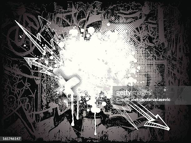 graffiti hintergrund - graffiti stock-grafiken, -clipart, -cartoons und -symbole
