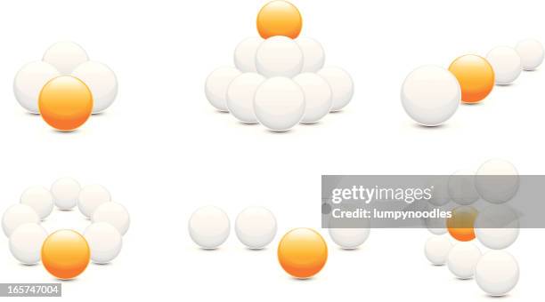 sphere concepts - group staring stock illustrations