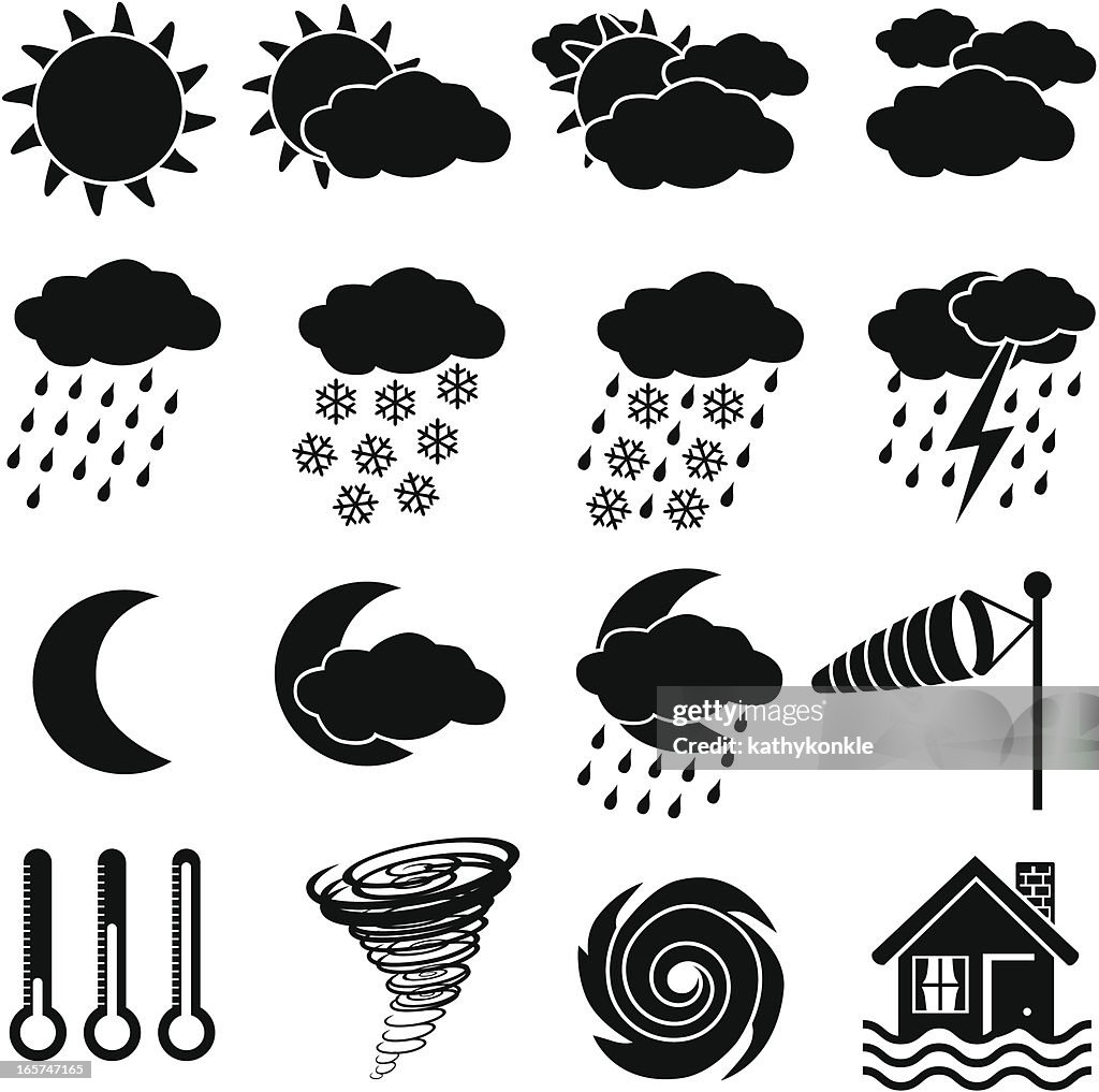 Weather icons