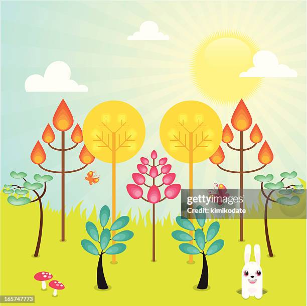 Happy Forest High-Res Vector Graphic - Getty Images