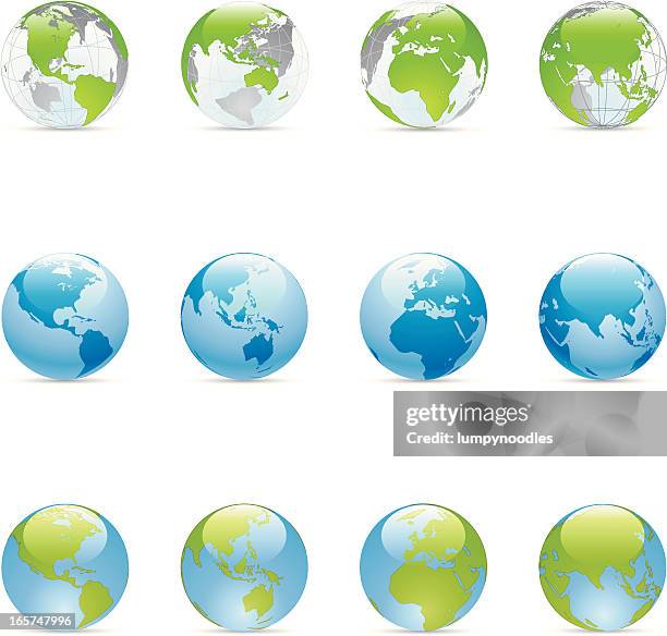 globes - glass globe stock illustrations