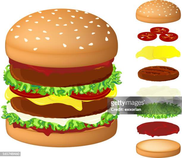 hamburger - ground beef 幅插畫檔、美工圖案、卡通及圖標