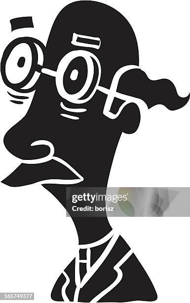 professor - professor portrait stock illustrations