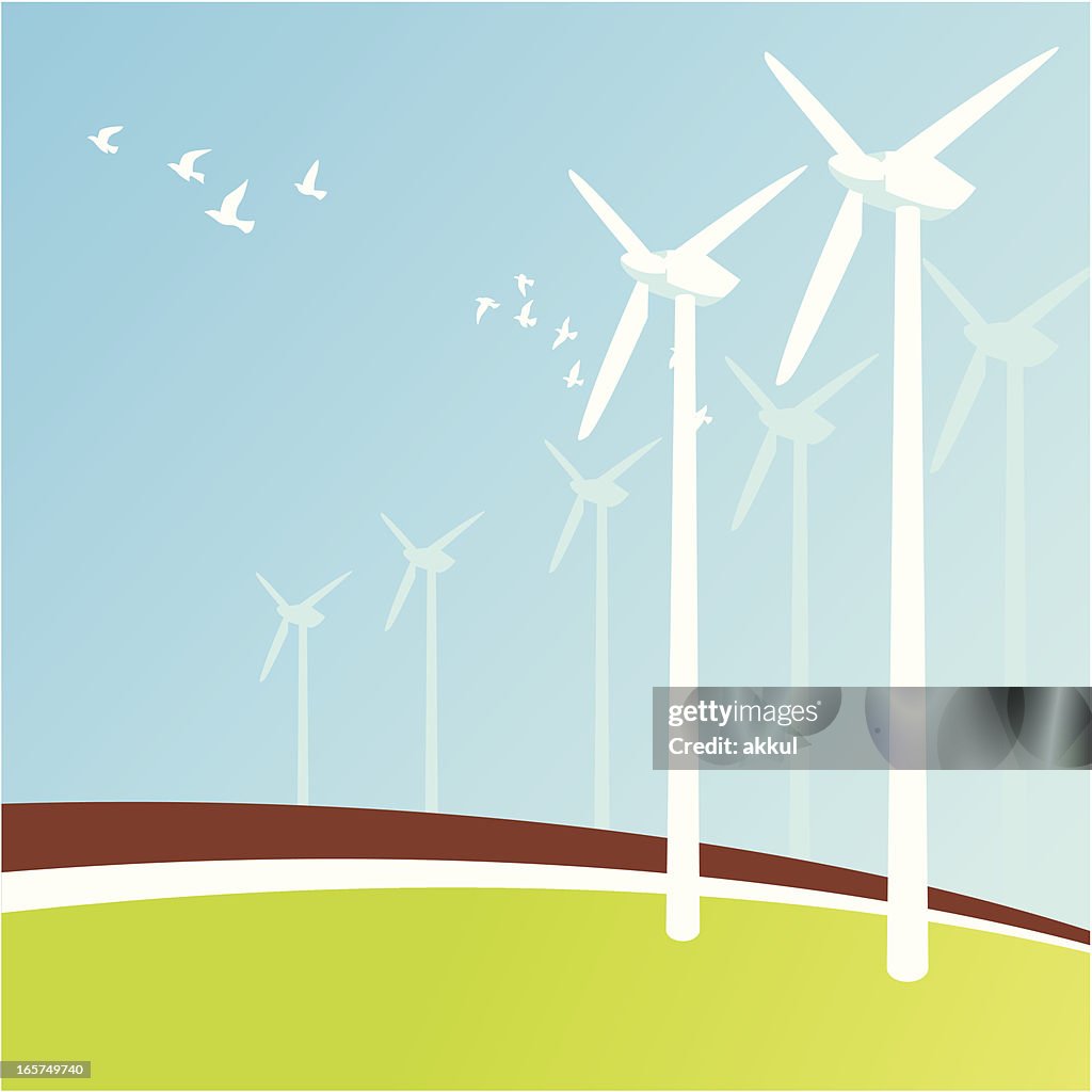 Wind energy - Grassland