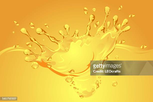 beautiful juice splash - juice stock illustrations