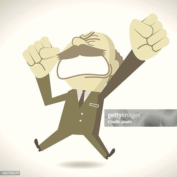 ilustraciones, imágenes clip art, dibujos animados e iconos de stock de enojado gritando refuerzo - angry bald screaming man