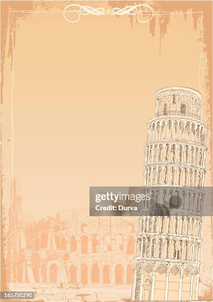 a vector image of an italian background - dirty sink stock illustrations