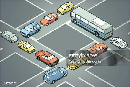 Gridlock High-Res Vector Graphic - Getty Images