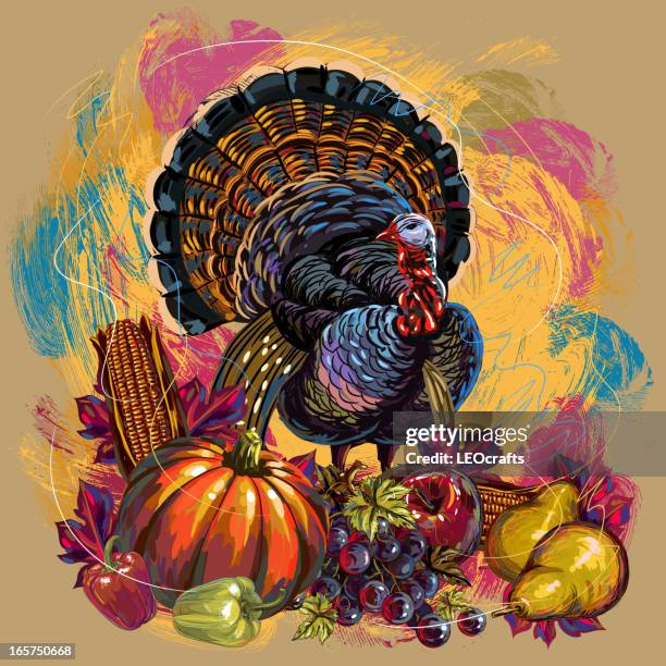 beautiful thanksgiving background - maple leaf background stock illustrations