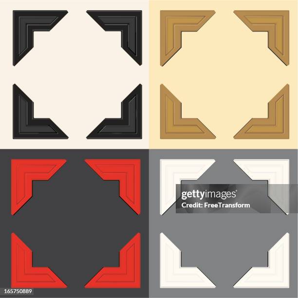 foto-ecken - sammelalbum stock-grafiken, -clipart, -cartoons und -symbole