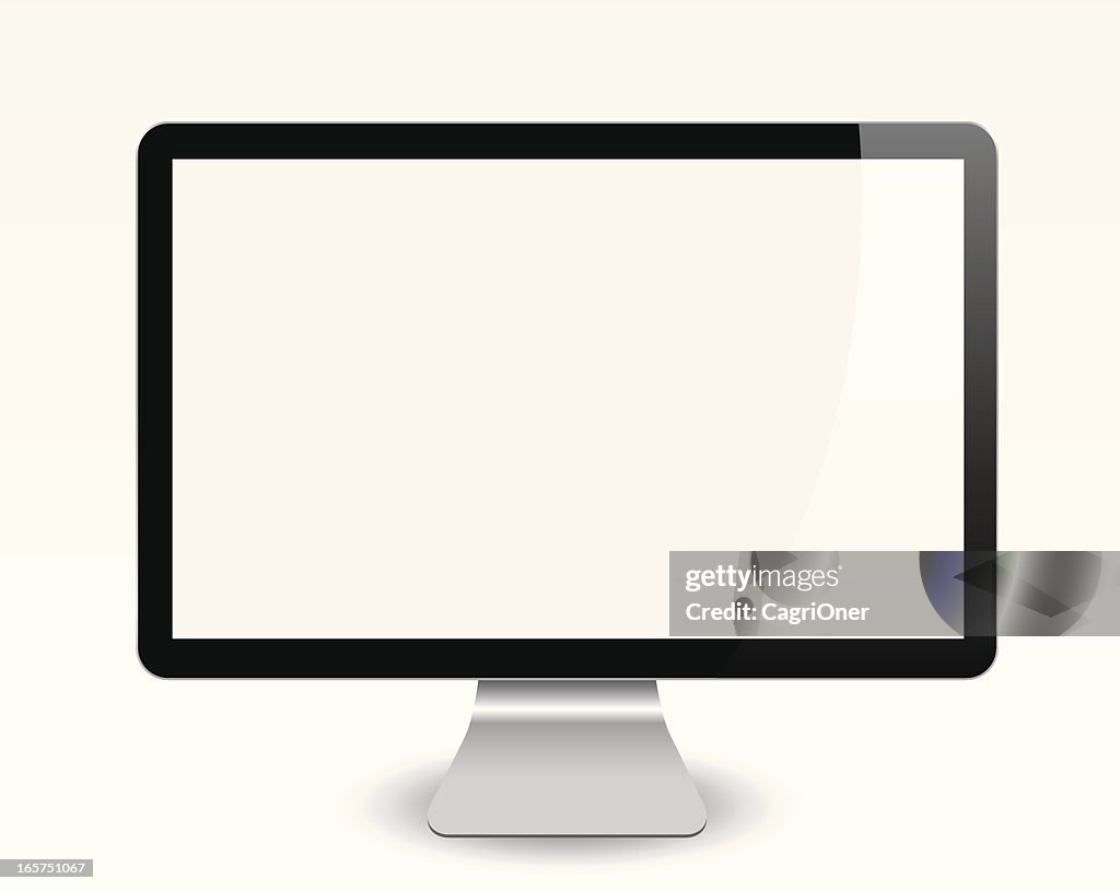 Blank Computer Images Blank Computer Screen High-Res Vector Graphic - Getty Images