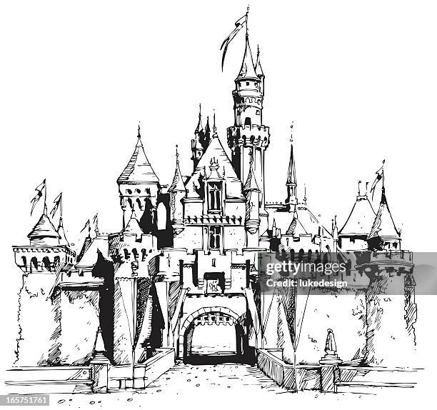Castle Line Draft 1,090 Castle Line Drawing Stock Photos, High-Res Pictures, and Images ...