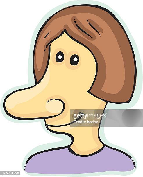 Big Nose Lady High-Res Vector Graphic - Getty Images