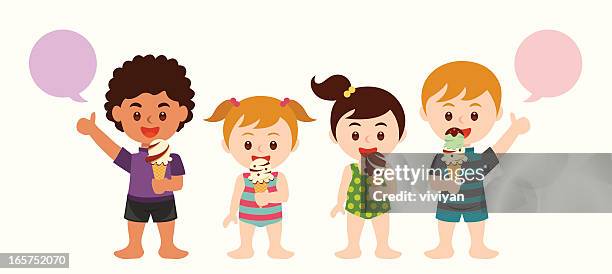 ilustraciones, imágenes clip art, dibujos animados e iconos de stock de nos encanta helado - cuchara-de-helado