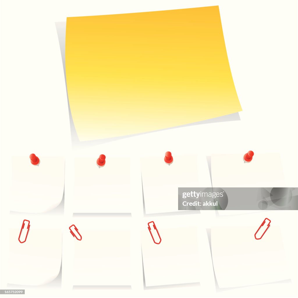 Sticky note set