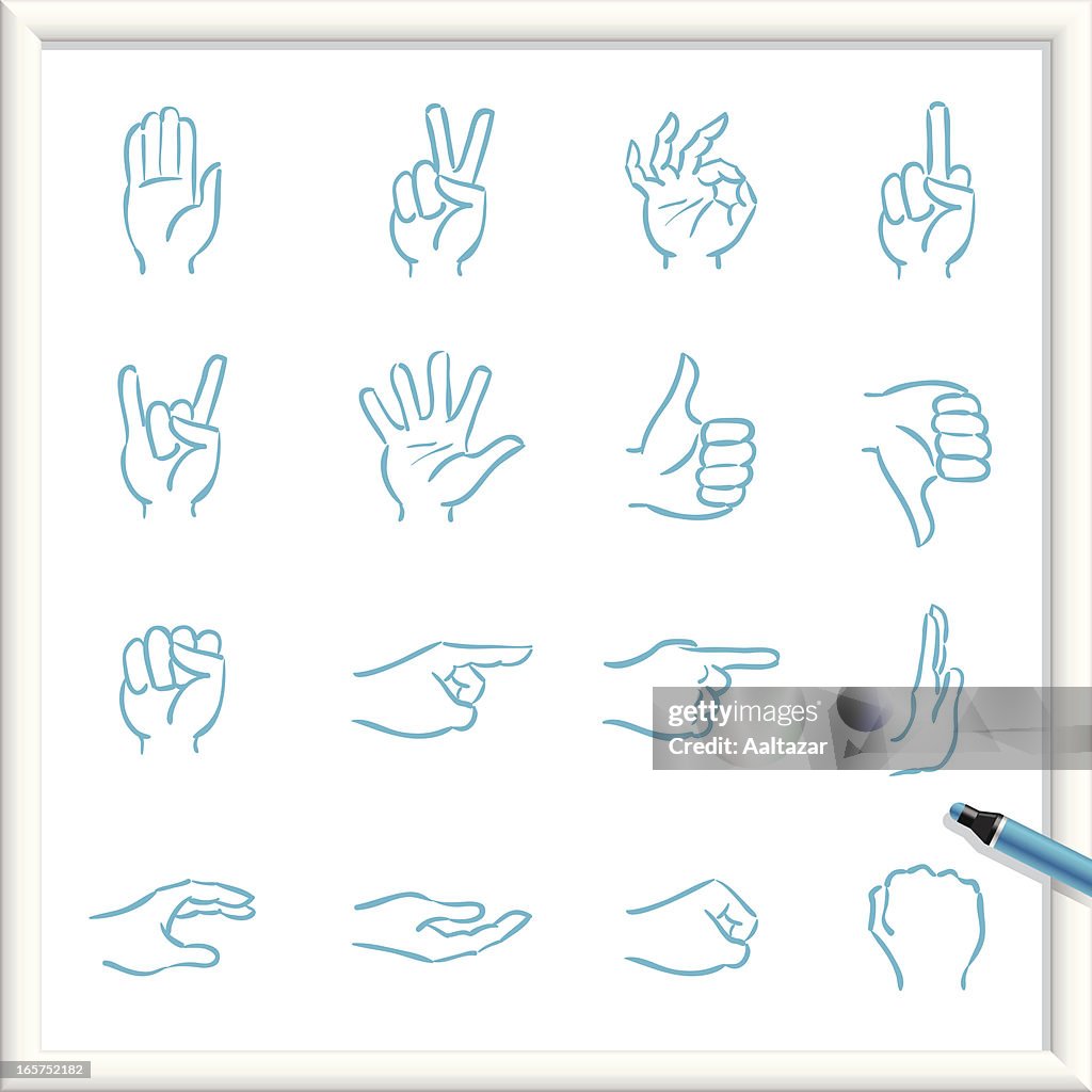 Sketch Icons Hands High-Res Vector Graphic - Getty Images