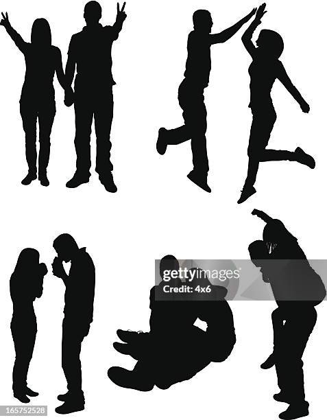 illustrations, cliparts, dessins animés et icônes de des couples passer du temps avec les autres - jeunes femmes