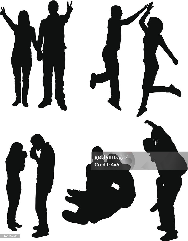 Fun couples enjoying time with each other