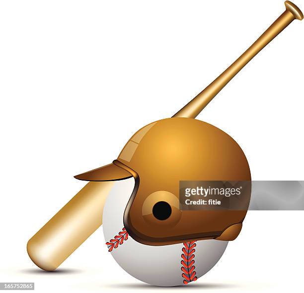 野球の機器 - baseball helmet点のイラスト素材／クリップアート素材／マンガ素材／ア�イコン素材