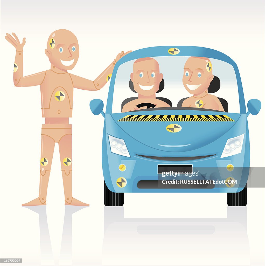Dummies ready for a crash