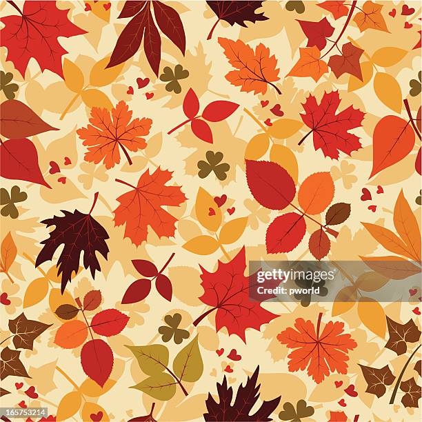 leafy pattern . - easter seamless pattern stock illustrations