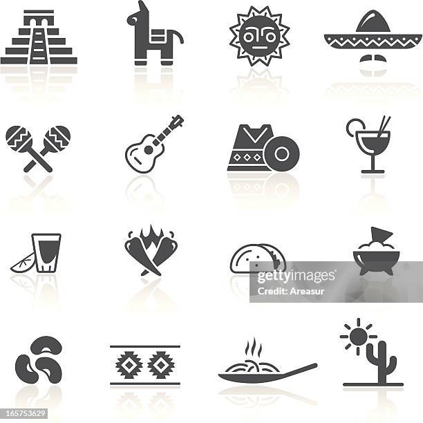 ilustraciones, imágenes clip art, dibujos animados e iconos de stock de cultura mexicana & alimentos - méxico