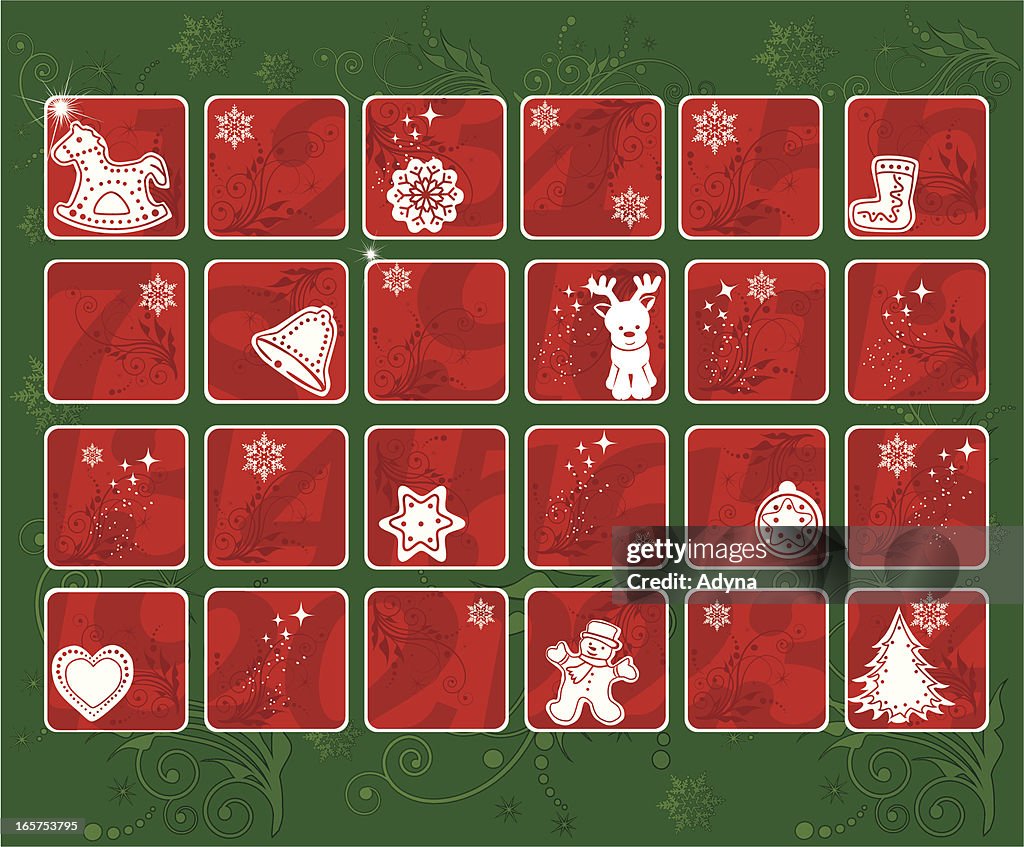 Advent Calendar High Res Vector Graphic Getty Images Advent Calendar High Res Vector Graphic Getty Images