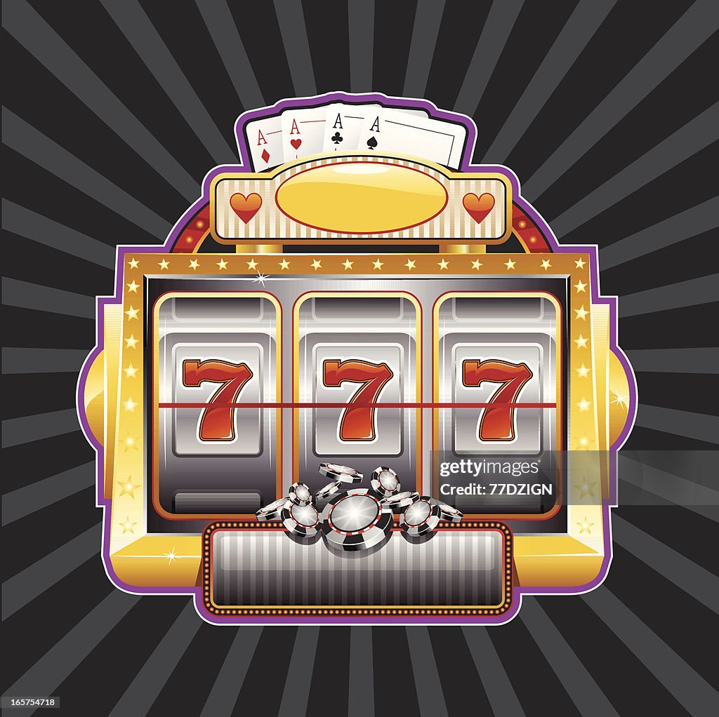 Slot Machine Illustration